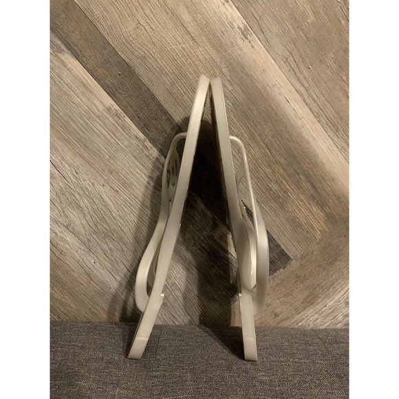 Coach Lyra Womens Size 10 B Jelly Sandals Flip Flops Silver/Gray Signature A0653 - Picture 6 of 8